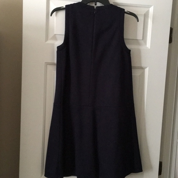 Madewell Navy Neoprene Swing Dress - Picture 4 of 5